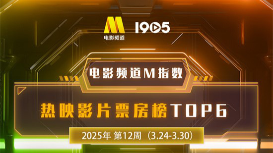 电影频道M指数2025年第12周热映影片票房榜发布