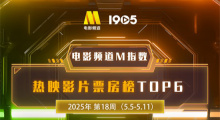 电影频道M指数2025年第18周热映影片票房榜发布