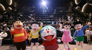 《哆啦A梦:大雄的绘画奇遇记》首映 两代童年相遇