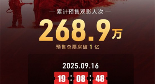 《731》预售票房突破1亿！首日排片场次达22.5万